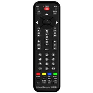 Vivanco UR 12 BN Télécommande Universelle - Contrôle jusqu'à 12 appareils - Publicité Vivanco UR 12 BN Télécommande Universelle - Contrôle jusqu'à 12 appareils - Publicité