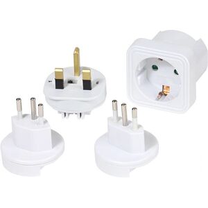 Adaptateur de Prise Électrique Vivanco 36217 - Adaptateur Universel pour l'Europe Adaptateur de Prise Électrique Vivanco 36217 - Adaptateur Universel pour l'Europe