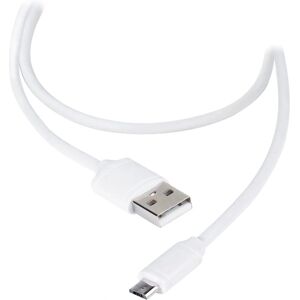 Vivanco Dcvvmcusb12w - USB-kabel - Micro-USB B til USB A - 1,2 m - Hvid Vivanco Dcvvmcusb12w - USB-kabel - Micro-USB B til USB A - 1,2 m - Hvid
