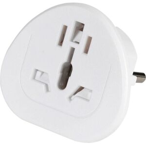Vivanco 39615 Zasilacz - Power Plug Adapter, E/F hybrydowy, uniwersalny, Biały Vivanco 39615 Zasilacz - Power Plug Adapter, E/F hybrydowy, uniwersalny, Biały