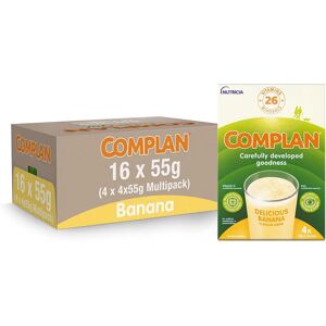 Complan - Banana Nutritional Drink Sachets - Pack of 4 Complan - Banana Nutritional Drink Sachets - Pack of 4