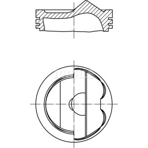 MAHLE 028 04 00 Kötőszetépítő - Sylinteri furat 76,51 mm MAHLE 028 04 00 Kötőszetépítő - Sylinteri furat 76,51 mm