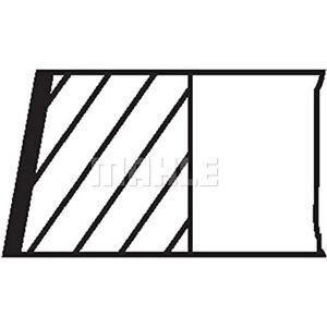 MAHLE Pistonreningset 030 79 N0 - Piston Ring Kit MAHLE Pistonreningset 030 79 N0 - Piston Ring Kit