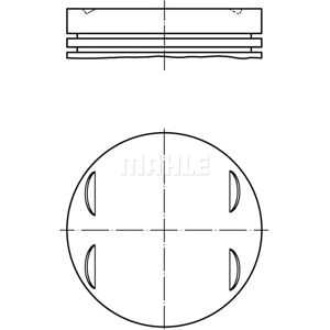 MAHLE Piston 083 13 00 - Engine Part MAHLE Piston 083 13 00 - Engine Part