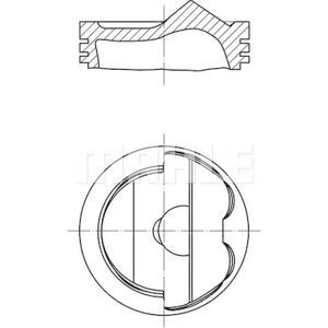 MAHLE Koneistopaino 028 04 02 - Auton moottoreihin MAHLE Koneistopaino 028 04 02 - Auton moottoreihin