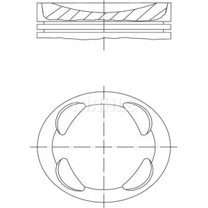 Sylinterin MAHLE 081 PI 00104 001 - Halkaisija 77,25 mm, Ilman jäähdytyskanavaa, 18 mm pin Sylinterin MAHLE 081 PI 00104 001 - Halkaisija 77,25 mm, Ilman jäähdytyskanavaa, 18 mm pin