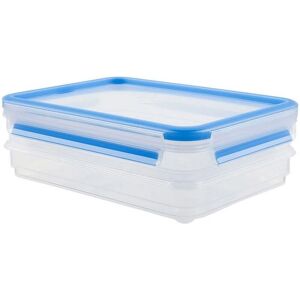 Emsa Récipient de Rangement Alimentaire - 1L Carré, Transparent, Empilable - Publicité Emsa Récipient de Rangement Alimentaire - 1L Carré, Transparent, Empilable - Publicité