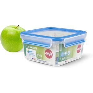 Boîte de conservation noire Emsa 1,3L - Étanche, sans BPA - Publicité Boîte de conservation noire Emsa 1,3L - Étanche, sans BPA - Publicité