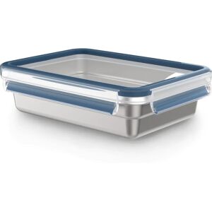 Emsa Stainless Steel Food Storage Box - Blue Emsa Stainless Steel Food Storage Box - Blue