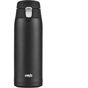 EMSA Travel Mug Light - Stainless Steel, 0.4L, Black, 8h Hot / 16h Cold EMSA Travel Mug Light - Stainless Steel, 0.4L, Black, 8h Hot / 16h Cold