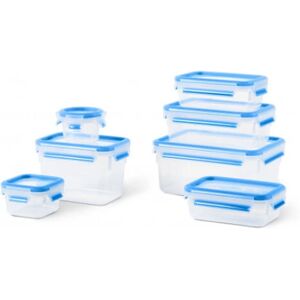 Emsa Food Storage Container Set - Blue - 7 pcs - 5.75L - Food Storage Emsa Food Storage Container Set - Blue - 7 pcs - 5.75L - Food Storage