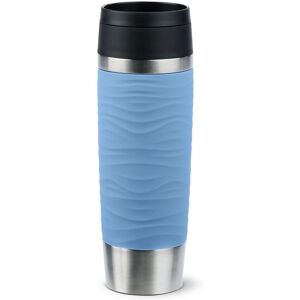 Gobelet de voyage EMSA WAVES GRANDE 0,5 l Bleu - Mug de voyage - Publicité Gobelet de voyage EMSA WAVES GRANDE 0,5 l Bleu - Mug de voyage - Publicité