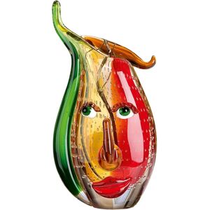 Gilde Musetto Buntglas Vase - Dekoratives Wohnaccessoire Gilde Musetto Buntglas Vase - Dekoratives Wohnaccessoire