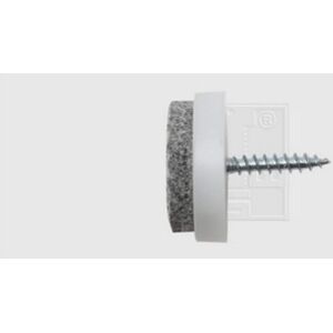 SWG 684 Tappi in feltro - Vissabili, 24mm, Bianco, Set da 4 SWG 684 Tappi in feltro - Vissabili, 24mm, Bianco, Set da 4