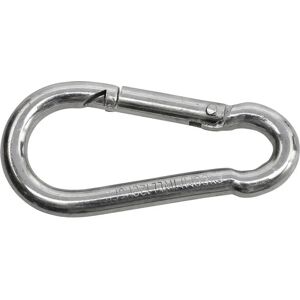 SWG Stahlkarabiner 8x80mm - Sicherheitskettenglied SWG Stahlkarabiner 8x80mm - Sicherheitskettenglied