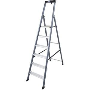 KRAUSE SePro S Aluminiumleiter - 6 Stufen, 3,25 m Arbeitshöhe KRAUSE SePro S Aluminiumleiter - 6 Stufen, 3,25 m Arbeitshöhe