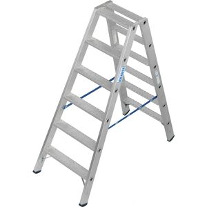 Échelle pliante en aluminium KRAUSE - Double face, 2x6 marches - 3m hauteur de travail Échelle pliante en aluminium KRAUSE - Double face, 2x6 marches - 3m hauteur de travail