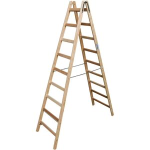 Krause KRAU 170118 Escalera de Pie en Madera 2x9 Peldaños - Escalera - Publicité Krause KRAU 170118 Escalera de Pie en Madera 2x9 Peldaños - Escalera - Publicité
