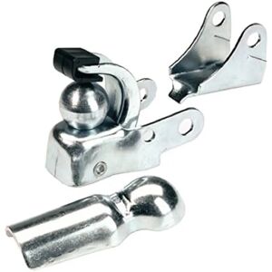 Raccord de remorque vélo Prophete - Argent - 14cm - Publicité Raccord de remorque vélo Prophete - Argent - 14cm - Publicité