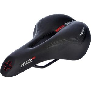 Medikus Twin 1.0 Black Ergonomic Bike Saddle - Bike Saddle Medikus Twin 1.0 Black Ergonomic Bike Saddle - Bike Saddle
