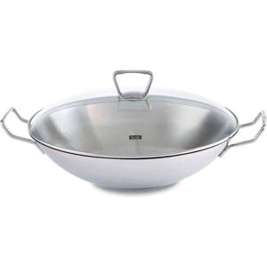 Fissler Serpenyő - 36cm Rozsdamentes Acél Wok Fissler Serpenyő - 36cm Rozsdamentes Acél Wok