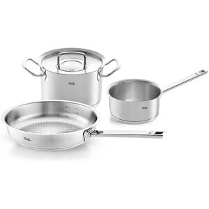 Set di Pentole Fissler - Acciaio Inox, Compatibile induzione - 3 pz Set di Pentole Fissler - Acciaio Inox, Compatibile induzione - 3 pz