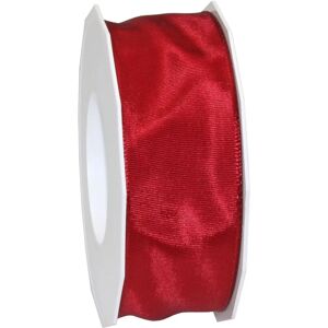 PRÄSENT Lyon Červená dekorační stuha - Balení dárků a řemesla PRÄSENT Lyon Červená dekorační stuha - Balení dárků a řemesla