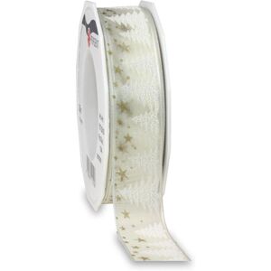 Pattberg Monterey Druckte Organza-Band Creme - Band Pattberg Monterey Druckte Organza-Band Creme - Band