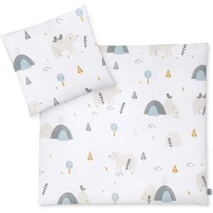 JULIUS ZÖLLNER Kids Bedding - Mountain Bear - 80x80/35x40 cm - White JULIUS ZÖLLNER Kids Bedding - Mountain Bear - 80x80/35x40 cm - White