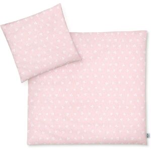 Julius Zöllner Leafy Pink Bedding Set - Baby Cotton Jersey Julius Zöllner Leafy Pink Bedding Set - Baby Cotton Jersey