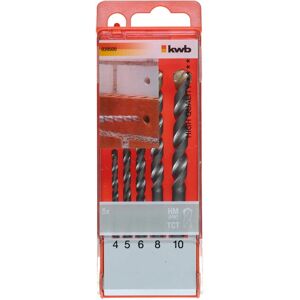 KWB Boorset 5-delig - Boren en hameren in steen KWB Boorset 5-delig - Boren en hameren in steen