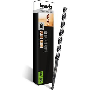 Kwb 042910 Mèche - Qualité industrielle, Pointe ultra-précise, Convient à tous les bois - Publicité Kwb 042910 Mèche - Qualité industrielle, Pointe ultra-précise, Convient à tous les bois - Publicité