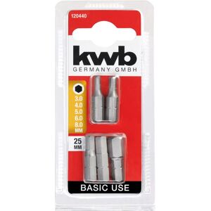 Embouts de tournevis hexagonaux Kwb 120440 - 5 pièces Embouts de tournevis hexagonaux Kwb 120440 - 5 pièces