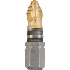 KWB Titan Pozidriv PZ1 Schrauberbit - 25mm - 2 Stück - Langlebig KWB Titan Pozidriv PZ1 Schrauberbit - 25mm - 2 Stück - Langlebig