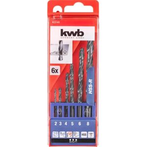 Ensemble de Forets KWB - 2-8mm HSS - Étui en Plastique Durable - Perçage Métal, Plastique, Bois Ensemble de Forets KWB - 2-8mm HSS - Étui en Plastique Durable - Perçage Métal, Plastique, Bois
