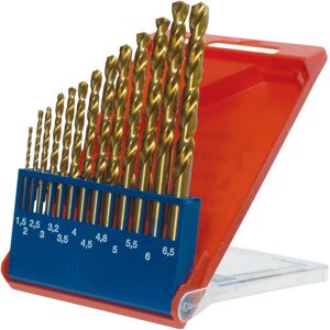 KWB 427140 - Set punte trapano - Acciaio ad alta velocità rivestito di titanio KWB 427140 - Set punte trapano - Acciaio ad alta velocità rivestito di titanio