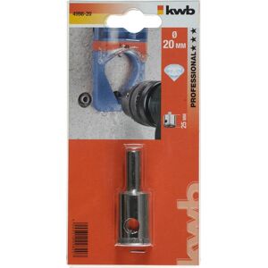 KWB Drill Hole Saw - Diamond 20x25mm - Professional Quality KWB Drill Hole Saw - Diamond 20x25mm - Professional Quality
