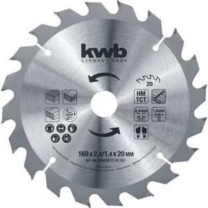 Lama di Sega Circolare KWB - 150mm, 20D, 20mm - Lama di Sega Lama di Sega Circolare KWB - 150mm, 20D, 20mm - Lama di Sega