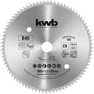 KWB 584511 Lame de scie circulaire - Mur/Bâtiment/Scie à table - 160mm - Publicité KWB 584511 Lame de scie circulaire - Mur/Bâtiment/Scie à table - 160mm - Publicité