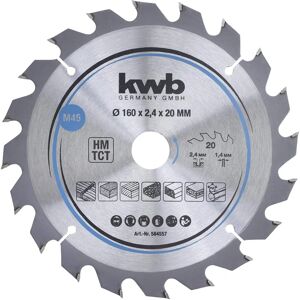 Kwb 584557 Lame de scie circulaire - Carbure 160mm - Coupe propre Kwb 584557 Lame de scie circulaire - Carbure 160mm - Coupe propre