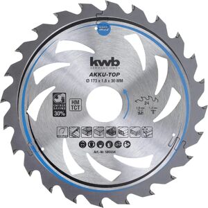 KWB Cirkelsågblad - Wolframkarbid TCT - 173x30x1.2mm KWB Cirkelsågblad - Wolframkarbid TCT - 173x30x1.2mm