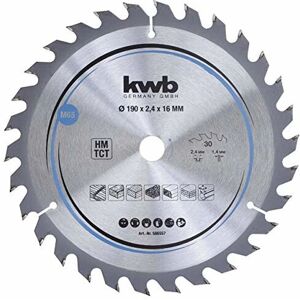 kwb KWB 586557 Lame de Circulaire - 30 Dents - 190mm kwb KWB 586557 Lame de Circulaire - 30 Dents - 190mm