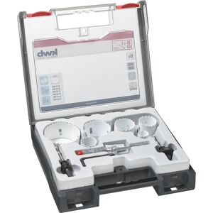 KWB - 598220 - Hole Saw Set - 9 Pieces - Durable Bi-metal HSS-Co Steel KWB - 598220 - Hole Saw Set - 9 Pieces - Durable Bi-metal HSS-Co Steel