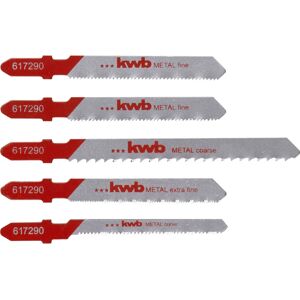 Kwb 617290 High-Speed Steel Jigsaw Blade Set - Metal Cutting Kwb 617290 High-Speed Steel Jigsaw Blade Set - Metal Cutting
