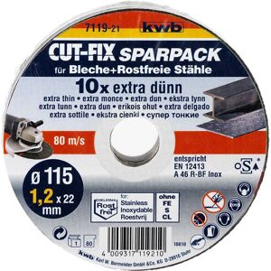 kwb 711921 Accessoire pour Meuleuse - Disque de coupe 115mm kwb 711921 Accessoire pour Meuleuse - Disque de coupe 115mm