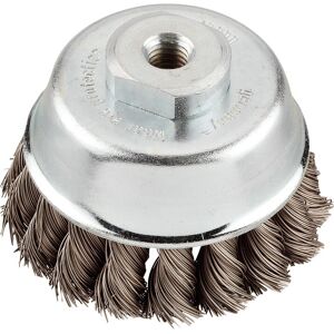 KWB Steel Wire Wheel Brush 10cm - Metal & Stone Surface Cleaner KWB Steel Wire Wheel Brush 10cm - Metal & Stone Surface Cleaner