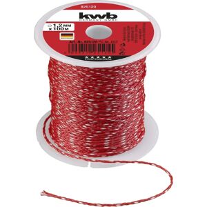KWB Nylon Bouwkoord - 100m, 1,2mm, Rood KWB Nylon Bouwkoord - 100m, 1,2mm, Rood