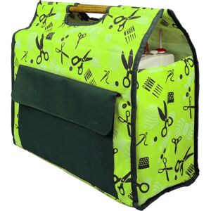 Kleiber Naaimachine Tas - Kiwi/grijs - 43x41x21cm Kleiber Naaimachine Tas - Kiwi/grijs - 43x41x21cm