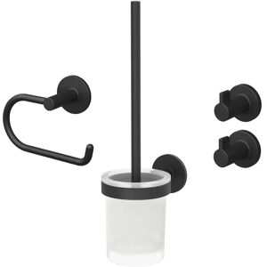 Lenz NERO Badkamer Accessoires Set - Modern, Eenvoudig te Installeren, 10 Jaar Garantie Lenz NERO Badkamer Accessoires Set - Modern, Eenvoudig te Installeren, 10 Jaar Garantie