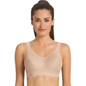 Anita Womens Extreme Control Sports Bra - Beige - Supportive Fit - Sports Type Anita Womens Extreme Control Sports Bra - Beige - Supportive Fit - Sports Type